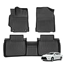 AZYT® Floor Mats for 2012-2017 Toyota Camry All Weather Automotive TPE Liners Set Anti-Slip Waterproof Floor Liners Accessories, Black