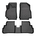 AZYT® Floor Mats for 2016-2022 Chevy Spark (No GT&amp;EV) All Weather Automotive TPE Floor Liners Set Anti-Slip Waterproof Chevrolet Spark Accessories (Car Mats)