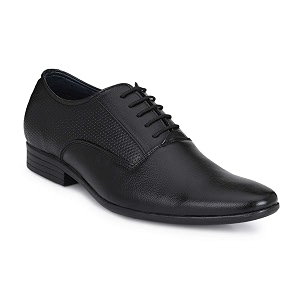 AZZARO BLACK Mens Synthetic Leather Formal Shoes