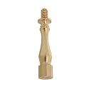 B&amp;P Lamp® 2" Turned Brass Lamp Shade Risers