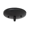 B&amp;P Lamp® Modern Ceiling Light Canopy Plate Kit (Black)