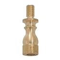 B&P Lamp® 1" Length Brass Riser, Burnished & Lacq.