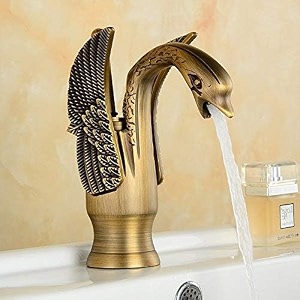 b backline brass basin mixer tap hot cold  wash basin mixer faucet  pillar tap for wash basin  tap for bathroom livingroom amp bathroom antique tap short