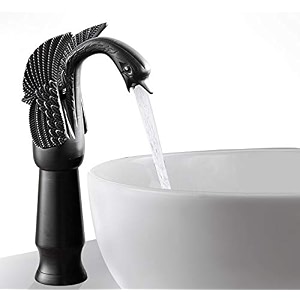 b backline brass basin mixer tap hot cold  wash basin mixer faucet  pillar tap for wash basin  tap for bathroom livingroom amp bathroom black tap long