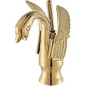 B Backline Brass Basin Mixer Tap Hot Cold | Wash Basin Mixer Faucet | Pillar tap for wash Basin | Tap for Bathroom Livingroom &amp; Bathroom (Antique Finish Tap)