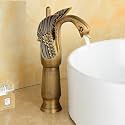 B Backline Brass Basin Mixer Tap Hot Cold | Wash Basin Mixer Faucet | Pillar tap for wash Basin | Tap for Bathroom Livingroom &amp; Bathroom (Antique Finish Tap)