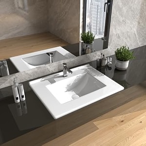 b backline ceramic semi counter mountedunder counter wash basin tabletop basin glossy finishunder counter bathroom sinkfor bathroom 62 x 47 x 16 cm white