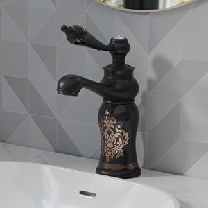 b backline single lever basin mixer tap  basin faucet hot amp cold  taps for wash basin  pillar tap for basin  tap for bathroom amp livingroom white gold short body