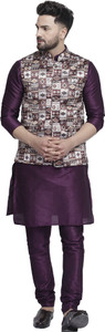 b ben men pure silk kurta pyjama ethnic jacket set