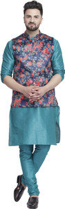 b ben men pure silk kurta pyjama ethnic jacket set