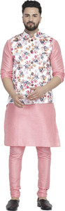 b ben men satin kurta pyjama ethnic jacket set