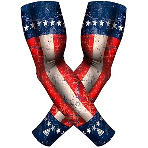 b-driven sports pro-fit compression arm sleeves - 1-pair 30 designs adultyouth sizes for athletic and general purpose use