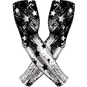 b-driven sports pro-fit compression arm sleeves - 1-pair 30 designs adultyouth sizes for athletic and general purpose use