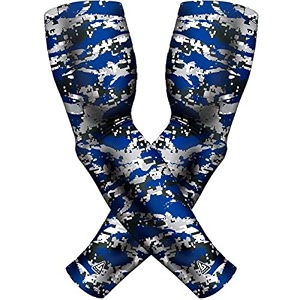 b-driven sports pro-fit compression arm sleeves - 1-pair 30 designs adultyouth sizes for athletic and general purpose use