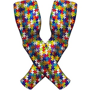 b-driven sports pro-fit compression arm sleeves - 1-pair 30 designs adultyouth sizes for athletic and general purpose use