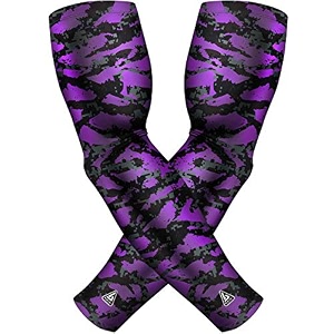 b-driven sports pro-fit compression arm sleeves - 1-pair 30 designs adultyouth sizes for athletic and general purpose use
