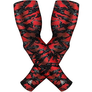 b-driven sports pro-fit compression arm sleeves - 1-pair 30 designs adultyouth sizes for athletic and general purpose use