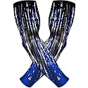 B-Driven Sports Pro-Fit Compression Arm Sleeves - 1-Pair, 30+ Designs, Adult/Youth Sizes, for Athletic and General Purpose Use.
