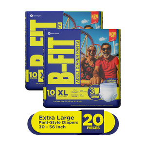 b-fit regular pant style adult diapers - xl