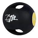 B fit Dual Grip Medicine Ball for Fitness Weighted Balance Plyometric Training Muscle Build 7 Kgs.