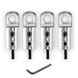 b fit solid and heavy gym wire lock set with bolts and l key 36 pcs