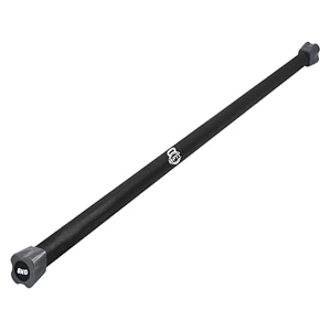 b fit weighted workout bar - padded foam 47 heavy-duty solid steel exercise bar for physical therapy aerobics yoga pilates - premium equipment 5 weight options 8 kgs