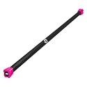B FIT Weighted Workout Bar - Padded Foam, 47” Heavy-Duty, Solid Steel Exercise Bar for Physical Therapy, Aerobics, Yoga, Pilates - Premium Equipment 5 Weight options (6 kgs)