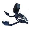 Bike Back Rest Support Pillion Cushion Black Compatible for RE Hunter