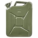 B.K.Jagan and Co Steel Jerry Can, 20 Litre Fuel Container, Military Green, Heavy Duty, 45.7 x 35.6 x 15.2 cm