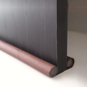 b-safe pvc door bottom sealing guard air sound amp waterproof pest control ease of installation and removing size- 3634 inch brown set of 1
