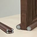 B-Safe Innovation PVC Door Guard (36 Inches, Pack of 2) Gap Filler for Door Bottom Seal Strip - Sound-Proof, Reduce Noise, Energy Saving Door Stopper for Reduce Door Dust, Insects Protector (Brown)