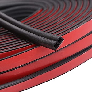 b-shape door seal for car and other vehicles 4 meters long roll 4 13x7 mm