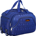 B STAR B 60 L Strolley Duffel Bag - Travel Duffle Bags with Wheels - Blue - Large Capacity