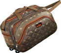B STAR B 60 L Strolley Duffel Bag - Travel Duffle Bags with Wheels - Beige - Large Capacity