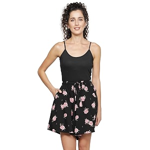 B STORIES Womens Flared Shorts - Culottes