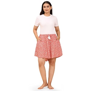 B STORIES Womens Flared Shorts - Culottes