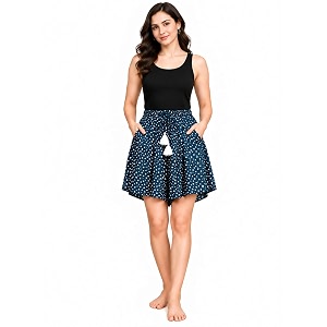 B STORIES Womens Flared Shorts - Culottes
