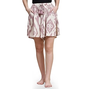 b stories women39s viscose purple ekat print culotte shorts lculo-001-24052_s small purple