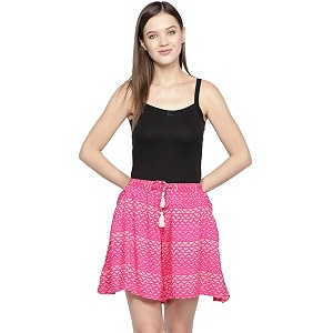 b stories women39s ultra-soft printed 100 viscose culotte shorts  soft casual high waist lounge shorts  girls ladies stylish quirky casual summer beach bottoms s-xxl