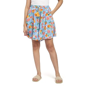 b stories women39s ultra-soft printed 100 viscose culotte shorts  soft casual high waist lounge shorts  girls ladies stylish quirky casual summer beach bottoms s-xxl