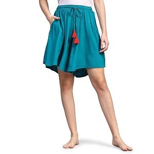 b stories women39s ultra-soft printed 100 viscose culotte shorts  soft casual high waist lounge shorts  girls ladies stylish quirky casual summer beach bottoms s-xxl