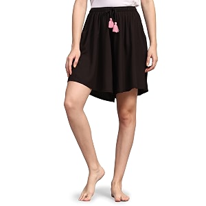 b stories women39s ultra-soft printed 100 viscose culotte shorts  soft casual high waist lounge shorts  girls ladies stylish quirky casual summer beach bottoms s-xxl