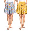 B STORIES Women39s Viscose Printed Lounge Culotte