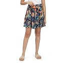 B STORIES Women's Viscose Printed Culotte Shorts