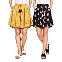 B STORIES Women39s Viscose Printed Lounge Culotte