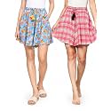 B STORIES Women39s Viscose Printed Lounge Culotte