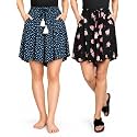 B STORIES Women39s Viscose Printed Lounge Culotte