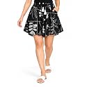 B STORIES Women's Ultra-Soft Printed 100% Viscose Culotte Shorts | Soft Casual High Waist Lounge Shorts | Girls Ladies Stylish Quirky Casual Summer Beach Bottoms (S-XXL)