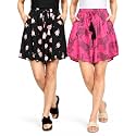 B STORIES Women39s Viscose Printed Lounge Culotte