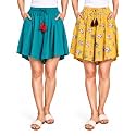 B STORIES Women39s Viscose Printed Lounge Culotte
